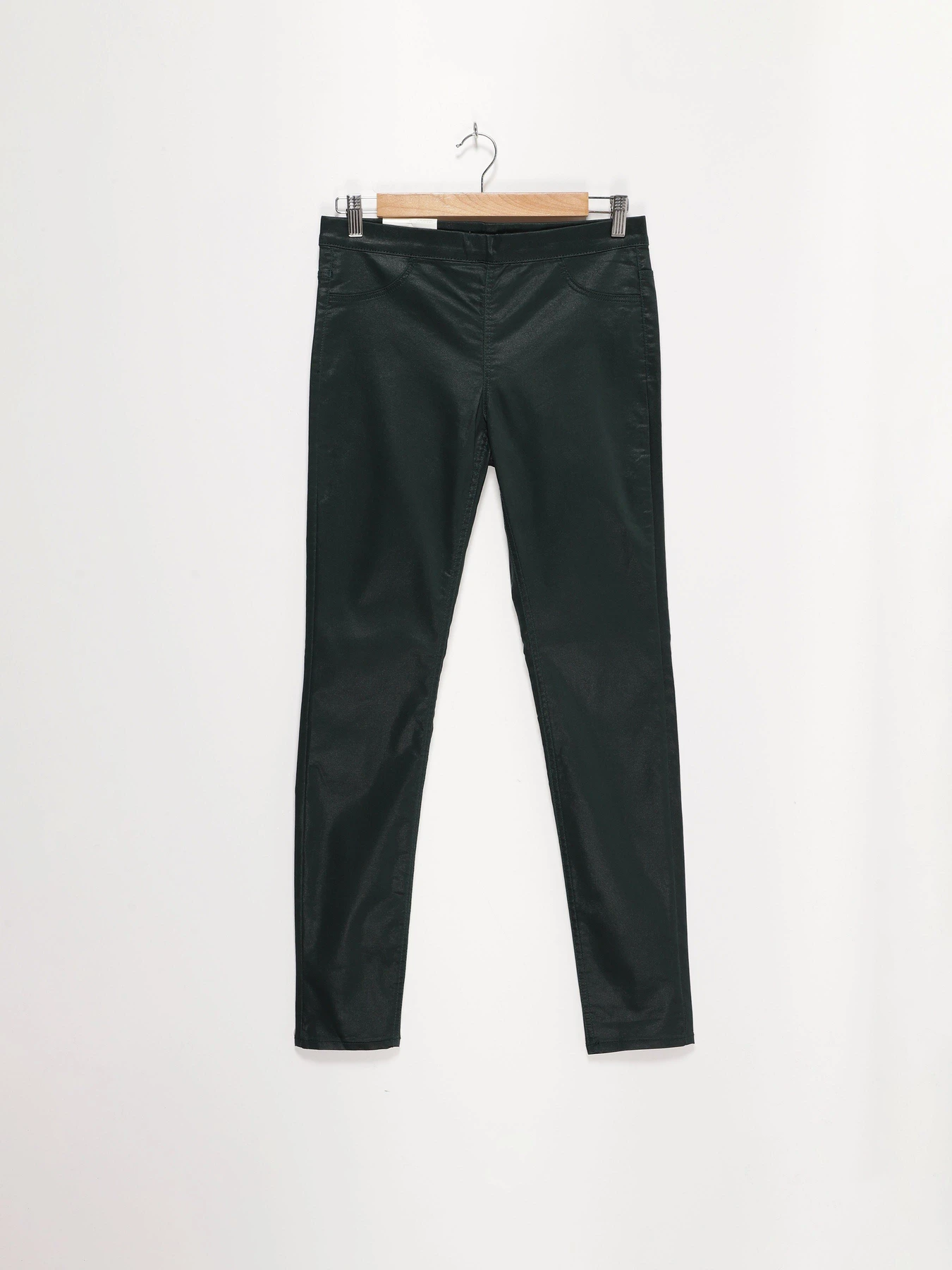 Брюки H&M модель 0356174_т.зелений Фото