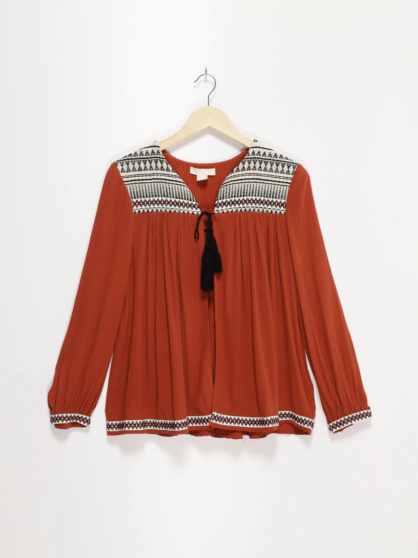 Светри та кардигани H&M модель 0373896_коричневий комб. Светри та кардигани H&M модель 0373896_коричневий комб. Фото