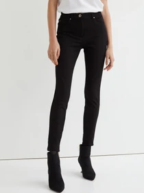 Брюки H&M модель 0578476_чорний Фото