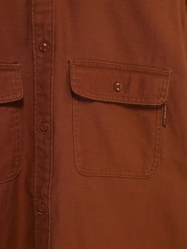 Рубашки H&M модель 0379457_коричневий Фото