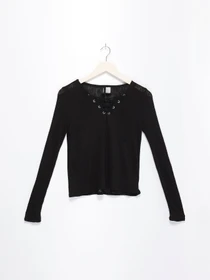 Худі та світшоти H&M модель 0382746_чорний Фото