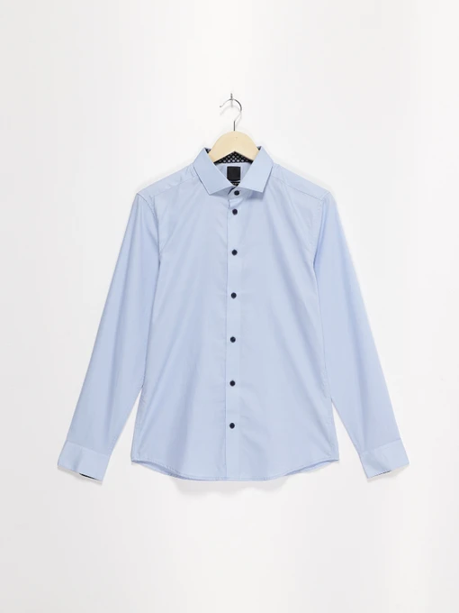 Рубашки H&M модель 0395127_блакитний Фото