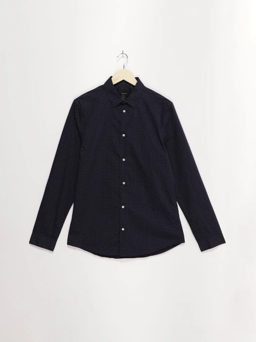 Рубашки H&M модель 0395151_т.синій комб. Фото