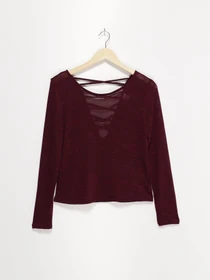 Светри та кардигани H&M модель 0395495_фіолетовий Фото