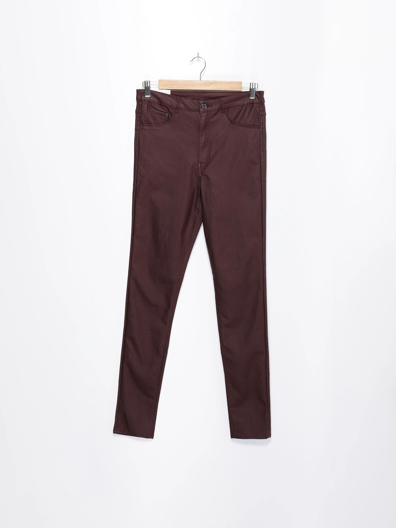 Брюки H&M модель 0399223_т.бордовий Брюки H&M модель 0399223_т.бордовий Фото