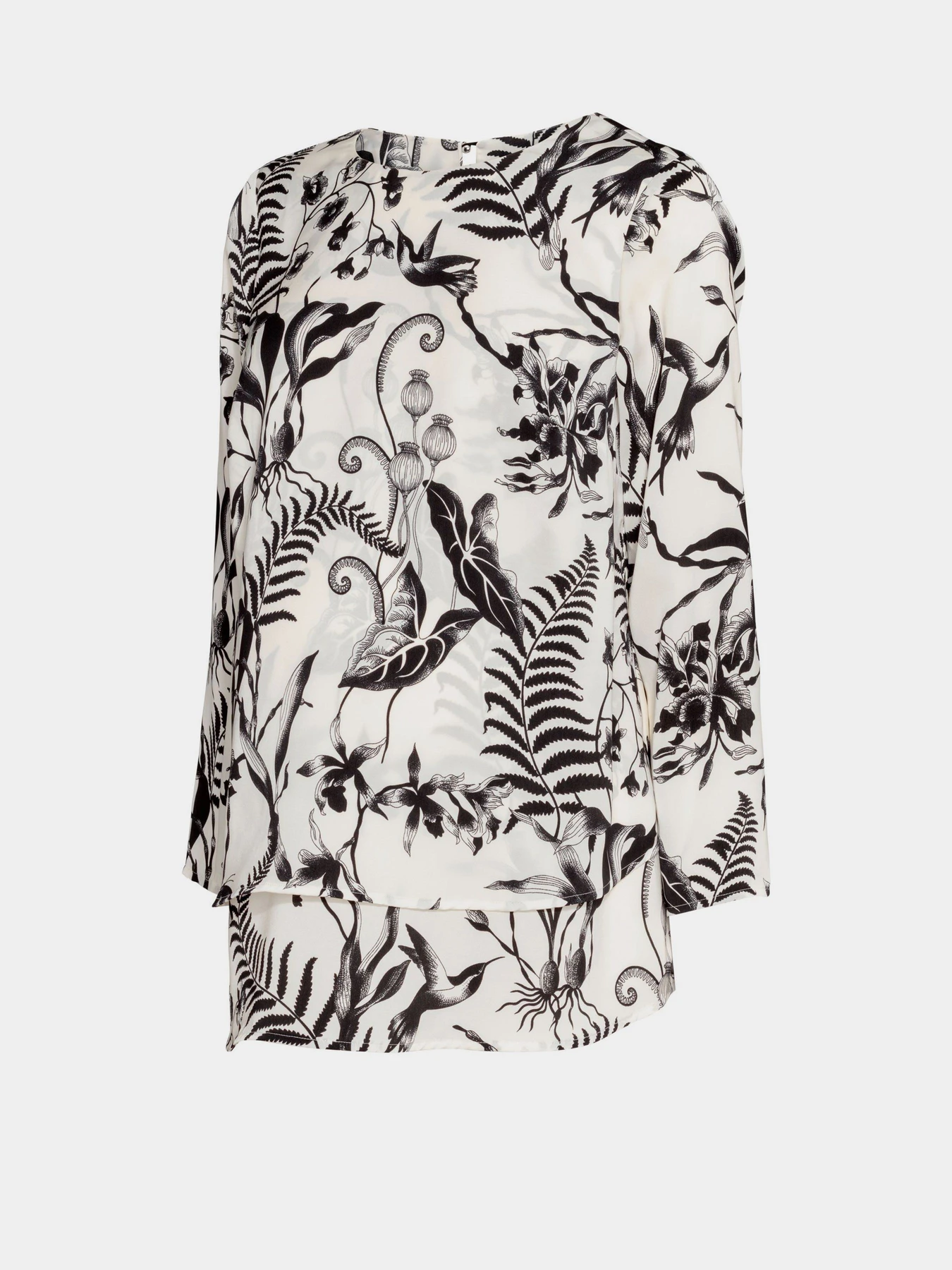 Рубашки H&M модель 0586650_білий з чорним Фото