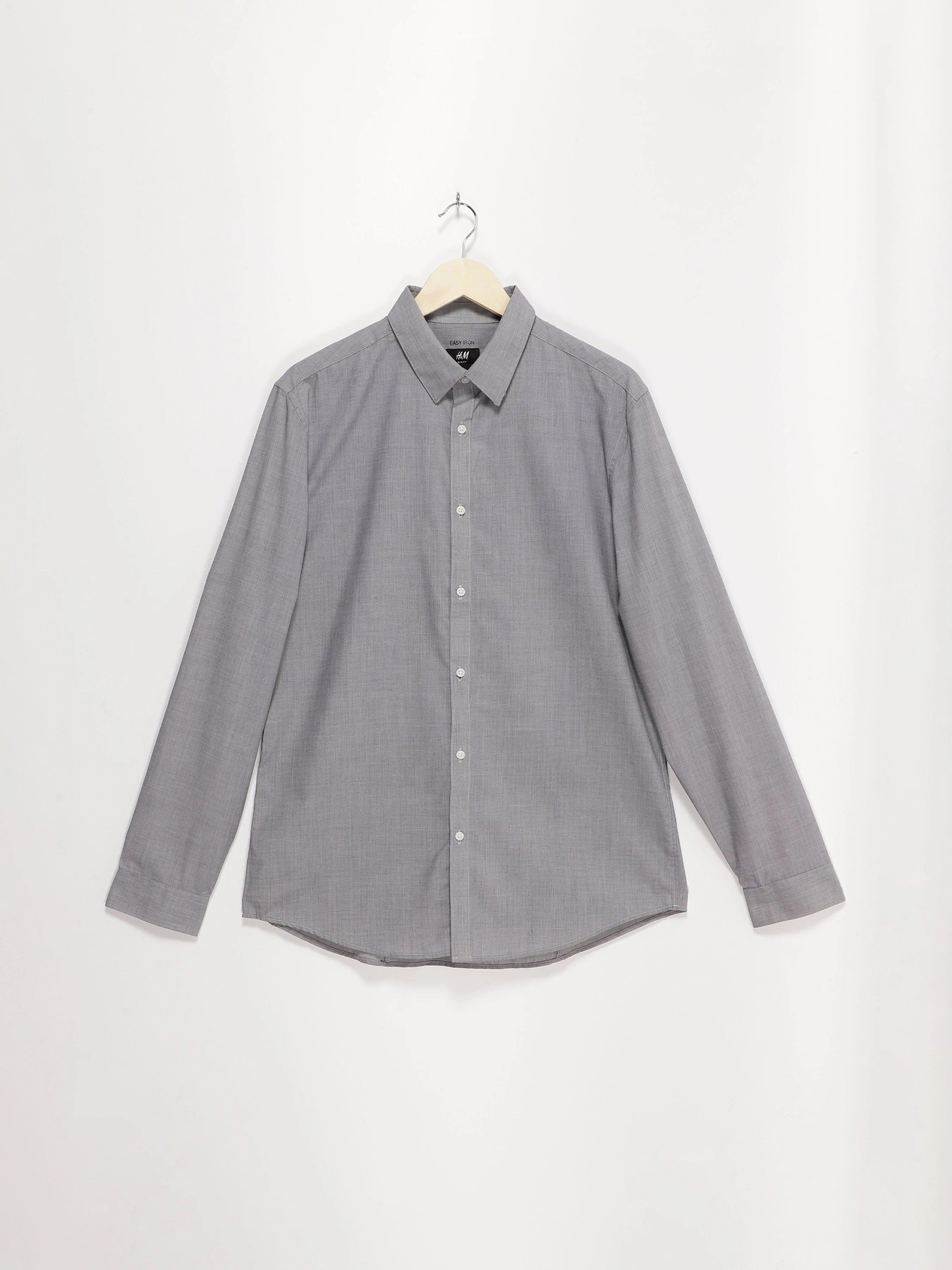 Рубашки H&M модель 0400531_сірий Фото