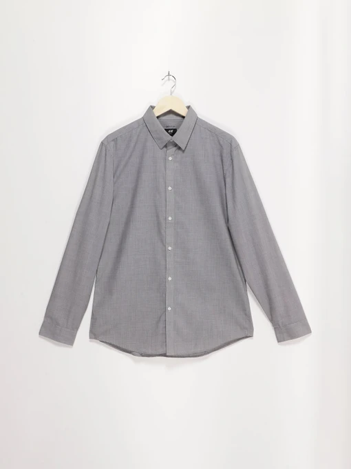 Рубашки H&M модель 0400531_сірий Фото