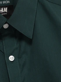 Рубашки H&M модель 0400531_т.зелений Фото