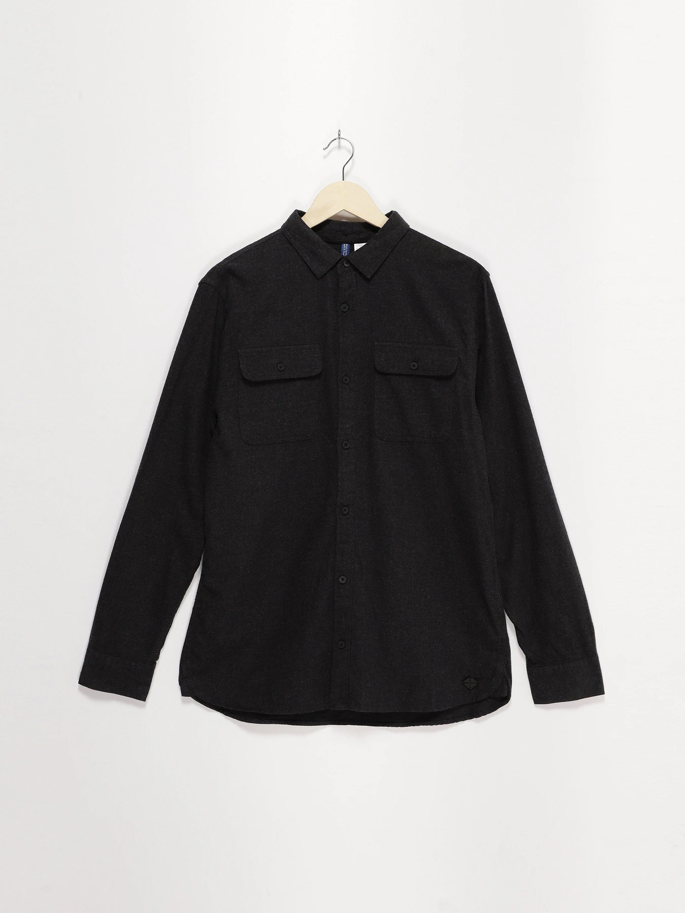 Рубашки H&M модель 0400658_т.сірий Фото