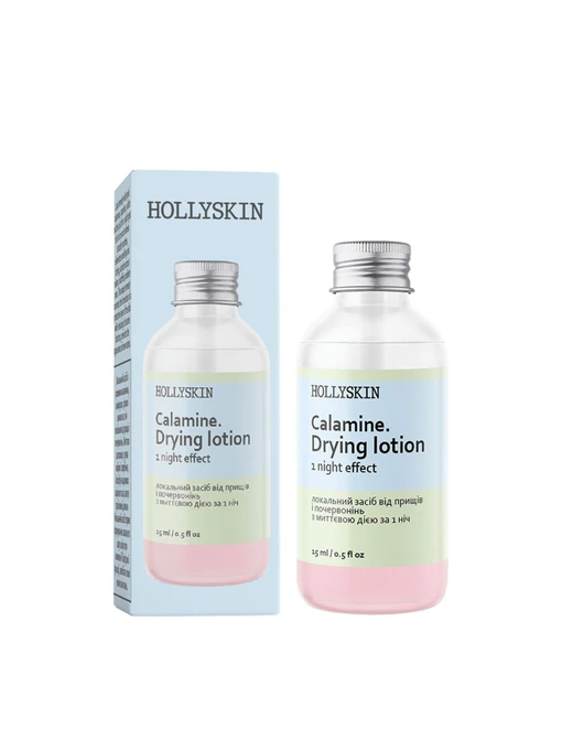 Средство от прыщей мгновенное Calamin. Drying Lotion Hollyskin модель 0244h Фото
