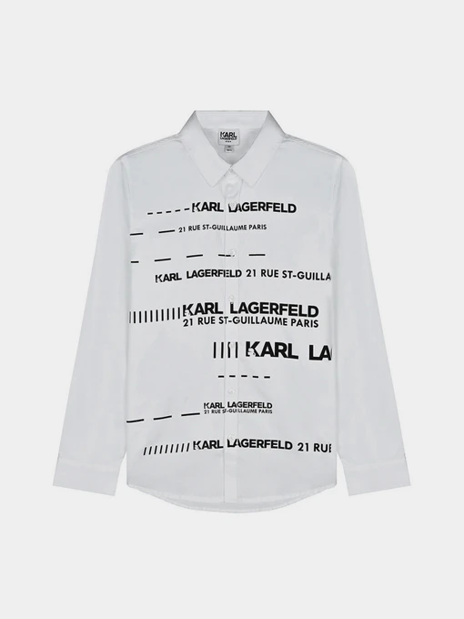 Сорочки Karl Lagerfeld Kids модель Z25317/M41 Фото