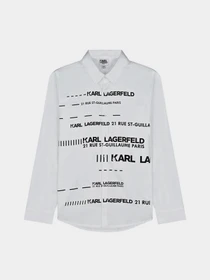 Рубашки Karl Lagerfeld Kids модель Z25317/M41 Фото