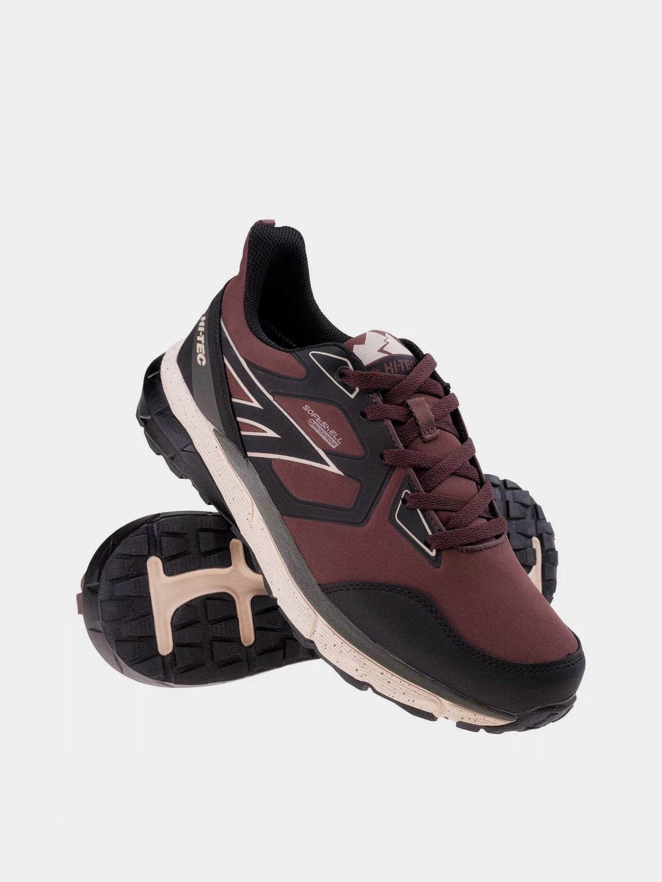 Кроссовки Hitec Bario модель BARIO WP-CINNABAR/BLACK/KHAKI Кроссовки Hitec Bario модель BARIO WP-CINNABAR/BLACK/KHAKI Фото