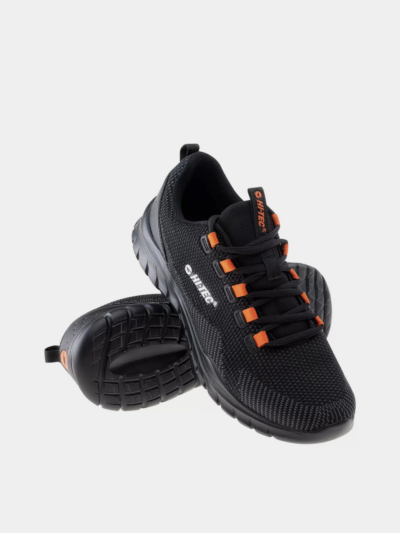 Кросівки Hitec Herami модель HERAMI-BLACK/DARK GREY/ORANGE Фото