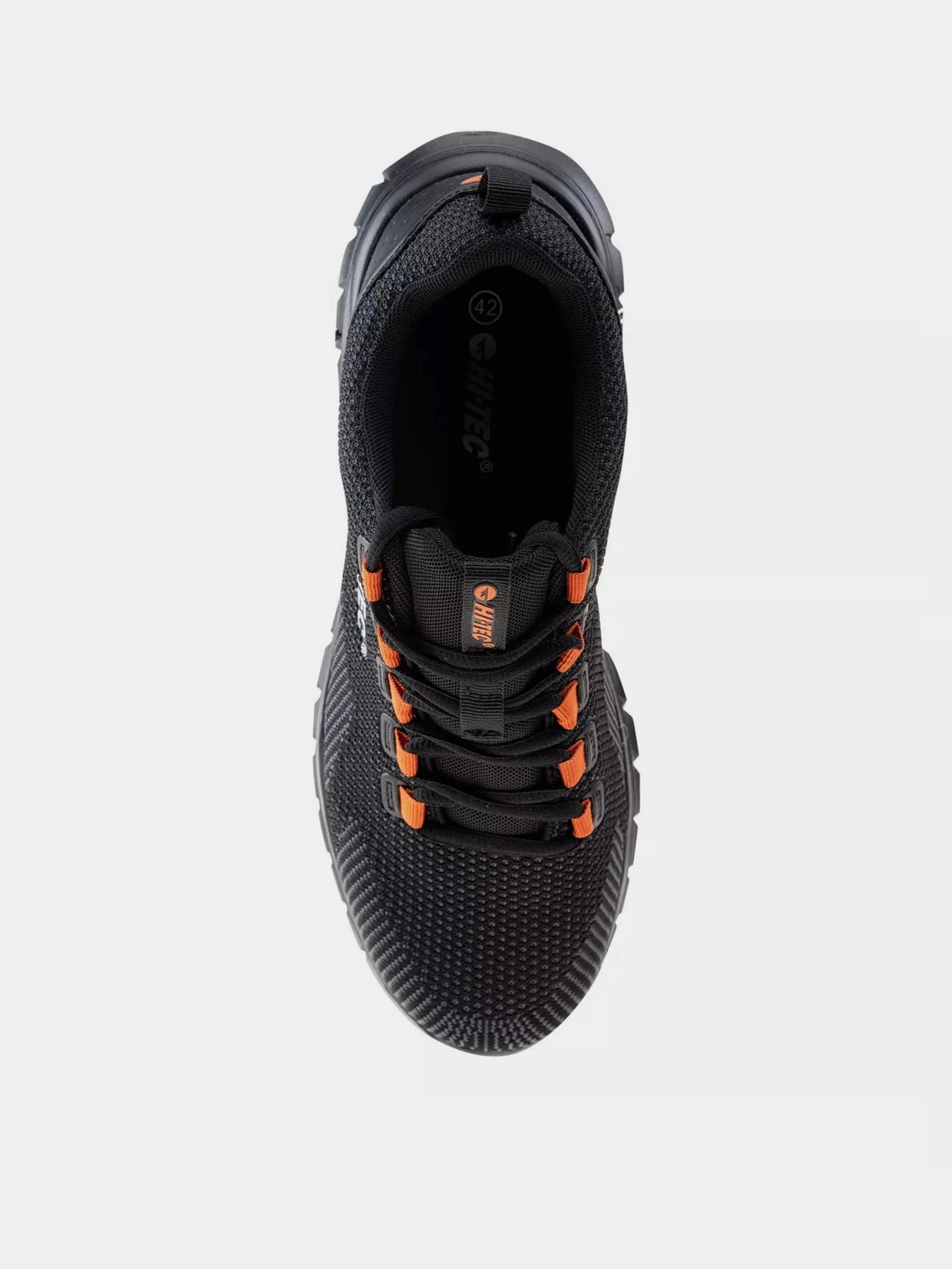 Кросівки Hitec Herami модель HERAMI-BLACK/DARK GREY/ORANGE Фото
