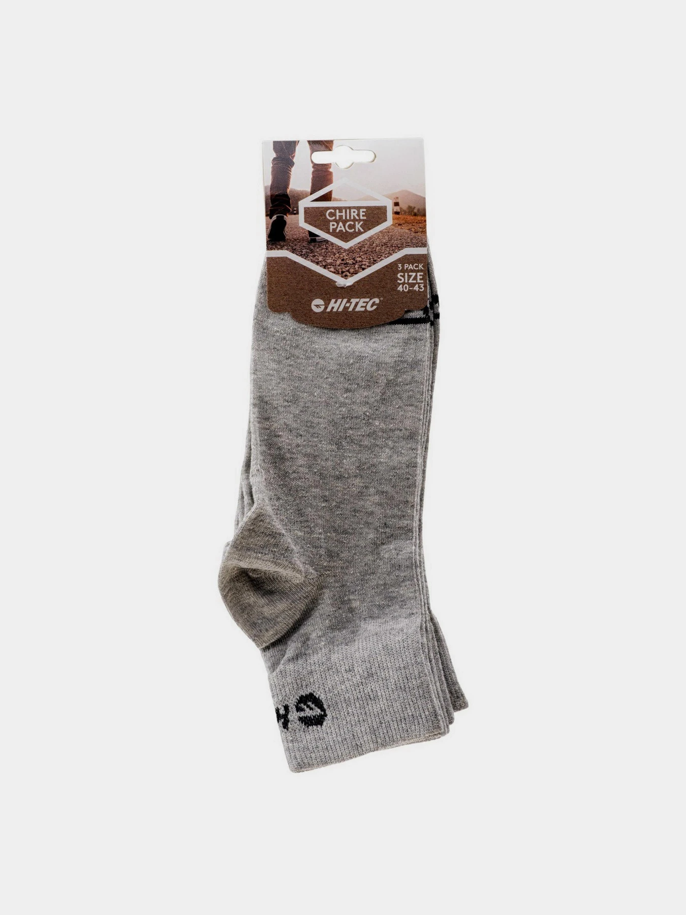 Носки и гольфы Hitec Chire Pack модель CHIRE PACK-GREY MELANGE Фото