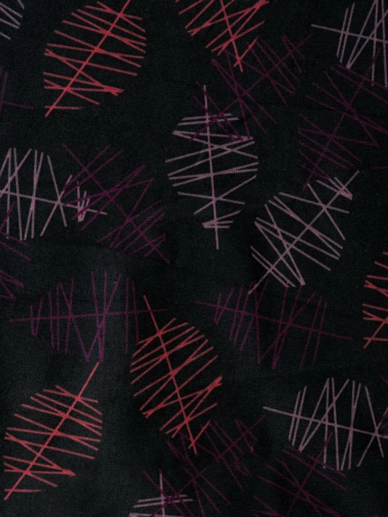 Шарфи та хустки Hitec Rine модель RINE-BLACK/NEON LEAVES Фото