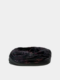 Шарфи та хустки Hitec Rine модель RINE-BLACK/NEON LEAVES Фото