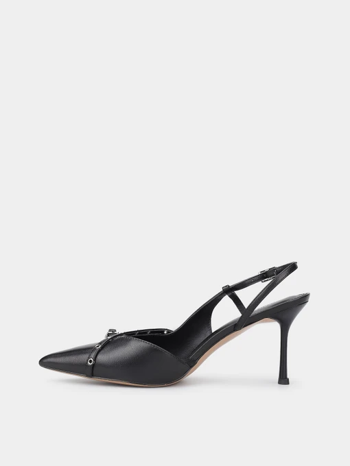 Шкіряні Жіночі Босоніжки INTERTOP x KVITKOVA фото 2