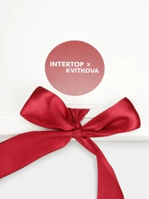 Шарфи та хустки INTERTOP x KVITKOVA модель 32-6505/50 Фото
