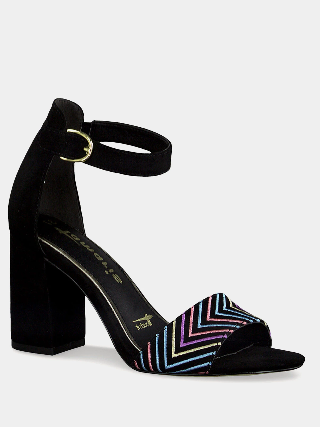 Босоножки Tamaris модель 1-1-28384-24 016 BLK UNI/MULTI Фото