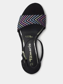 Босоножки Tamaris модель 1-1-28384-24 016 BLK UNI/MULTI Фото