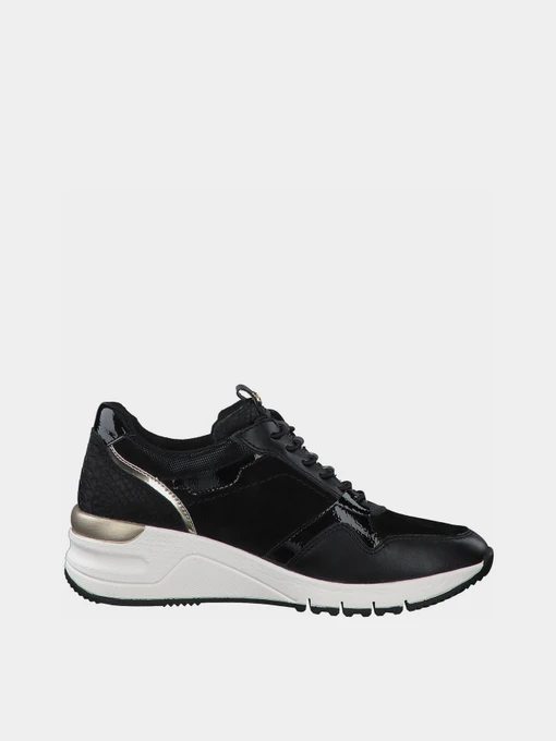 Кроссовки Tamaris модель 1-1-23701-27 048 BLACK/GOLD Фото
