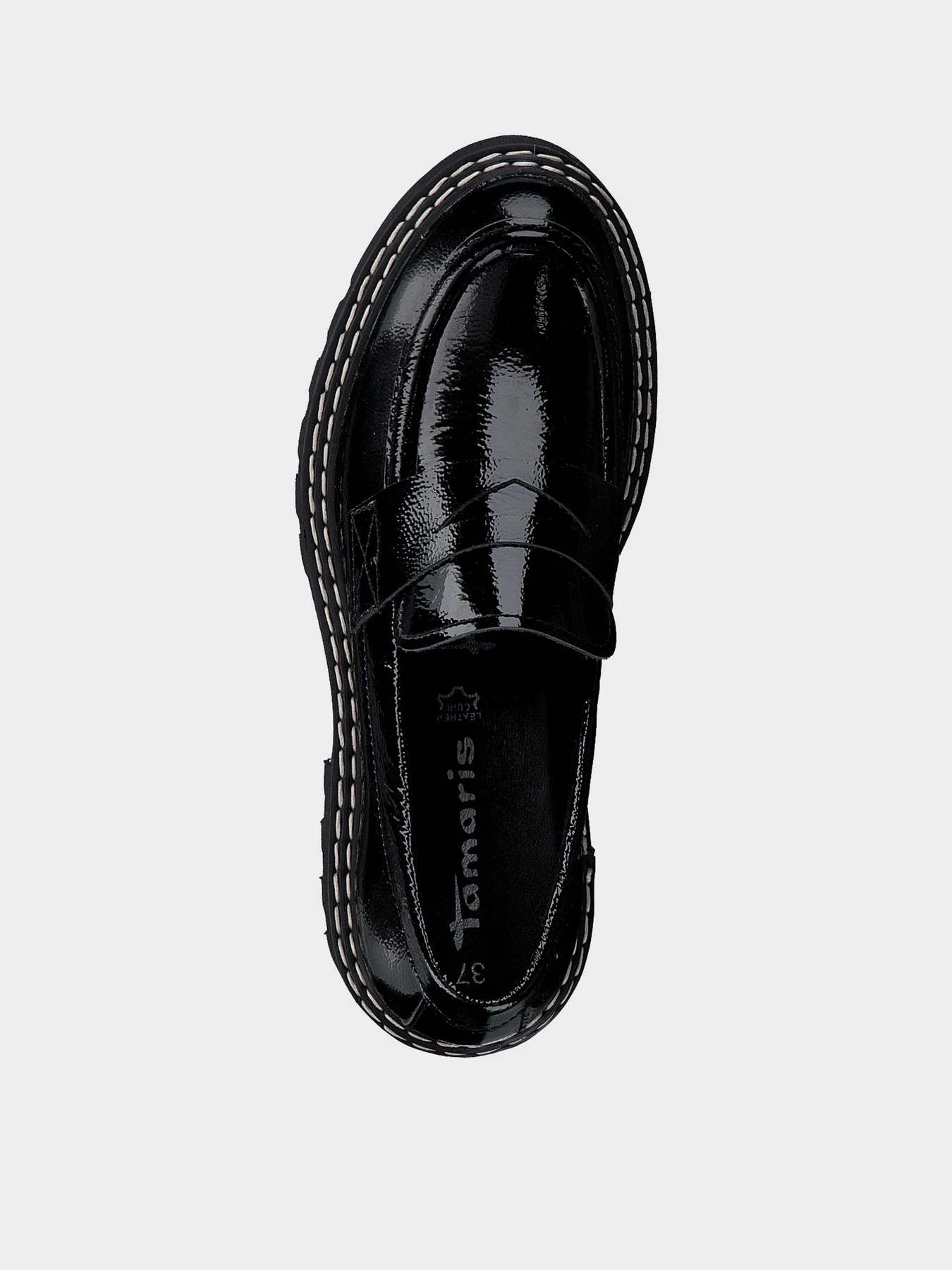 Туфли и лоферы Tamaris модель 1-1-24700-27 018 BLACK PATENT Туфли и лоферы Tamaris модель 1-1-24700-27 018 BLACK PATENT Фото