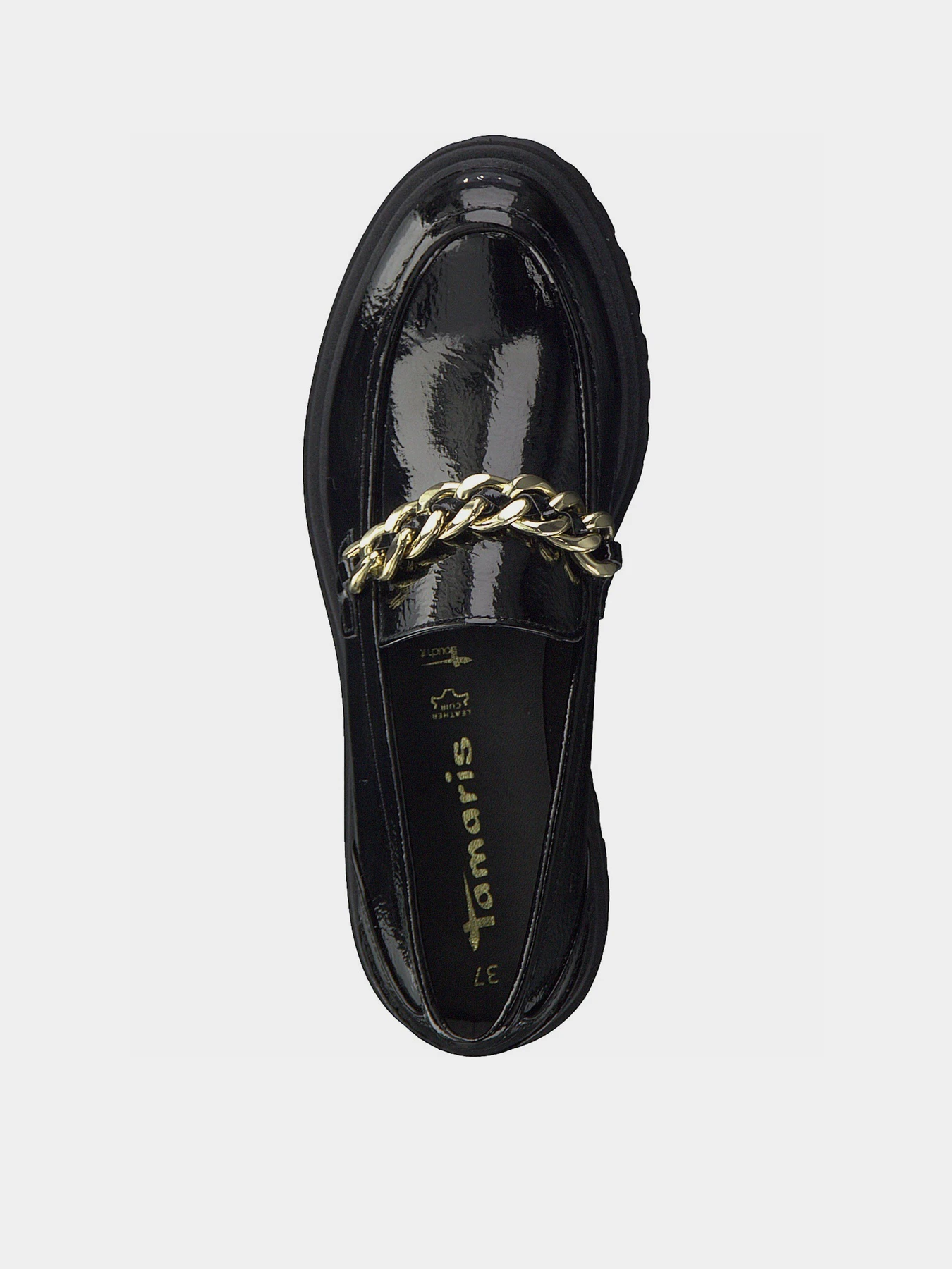 Туфли и лоферы Tamaris модель 1-1-24701-27 018 BLACK PATENT Туфли и лоферы Tamaris модель 1-1-24701-27 018 BLACK PATENT Фото