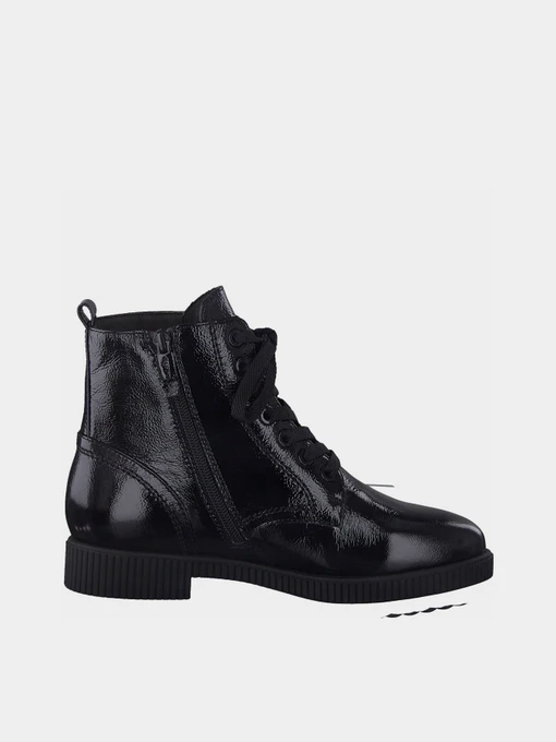 Ботинки и сапоги Tamaris модель 1-1-25104-27 018 BLACK PATENT Фото