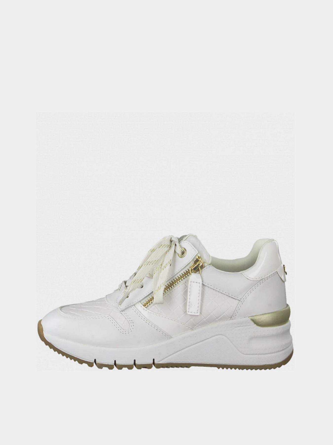 Кроссовки Tamaris модель 1-1-23702-28 103 WHITE LEA/STRU Кроссовки Tamaris модель 1-1-23702-28 103 WHITE LEA/STRU Фото