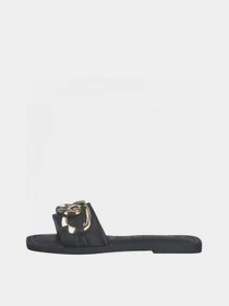 Шлёпанцы Tamaris модель 1-1-27119-28 048 BLACK/GOLD Фото