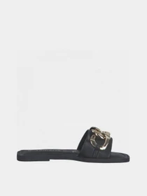 Шлёпанцы Tamaris модель 1-1-27119-28 048 BLACK/GOLD Фото