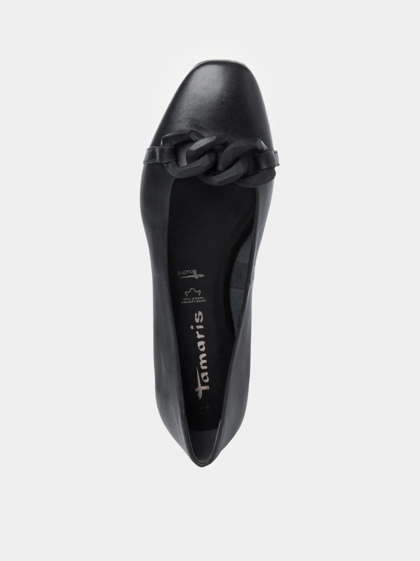 Туфли и лоферы Tamaris модель 1-1-22103-29 003 BLACK LEATHER Туфли и лоферы Tamaris модель 1-1-22103-29 003 BLACK LEATHER Фото