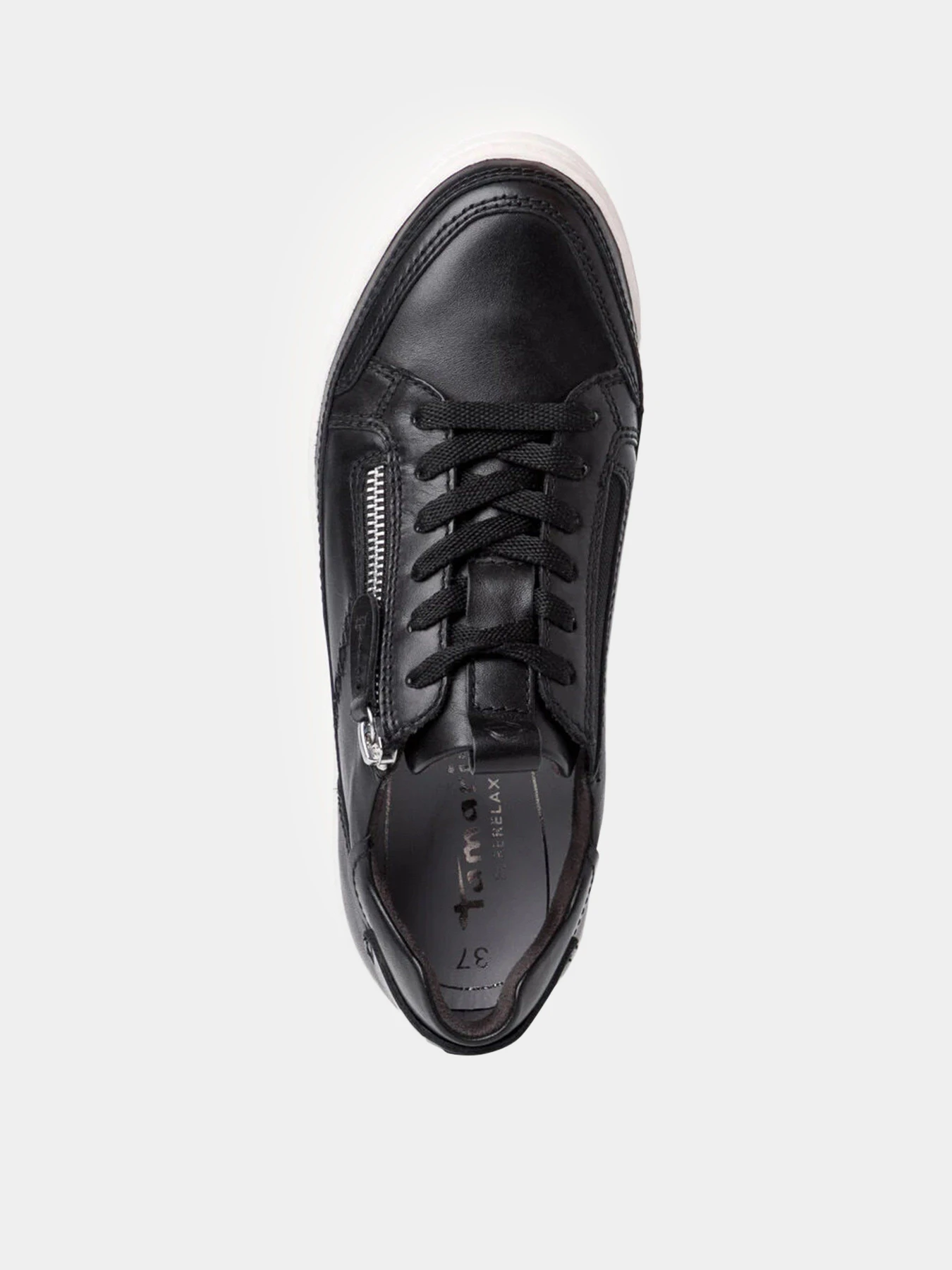 Кеди Tamaris модель 1-1-23707-39 016 BLK LEATH. UNI Кеди Tamaris модель 1-1-23707-39 016 BLK LEATH. UNI Фото