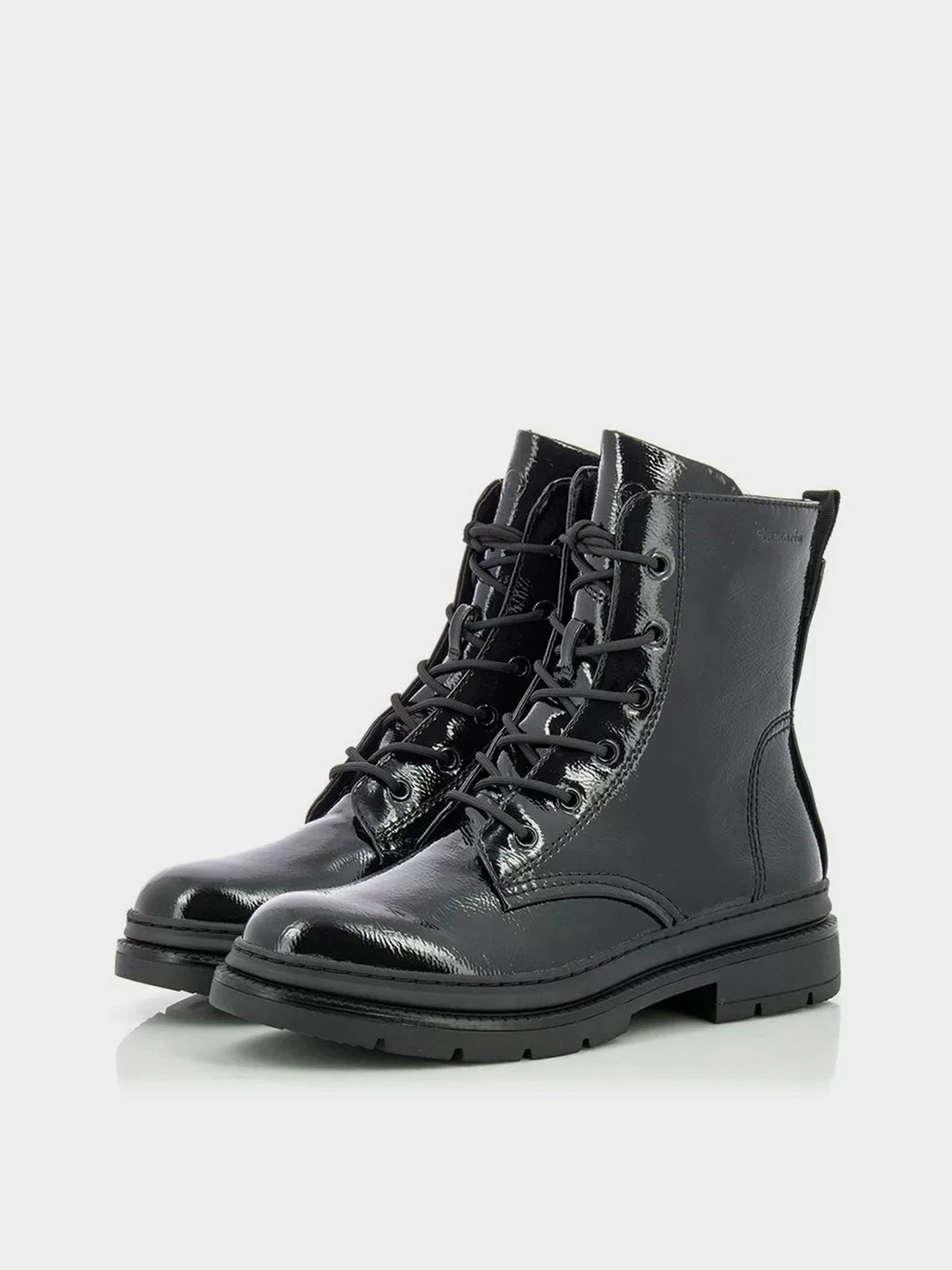 Ботинки и сапоги Tamaris модель 1-1-25210-29 018 BLACK PATENT Ботинки и сапоги Tamaris модель 1-1-25210-29 018 BLACK PATENT Фото