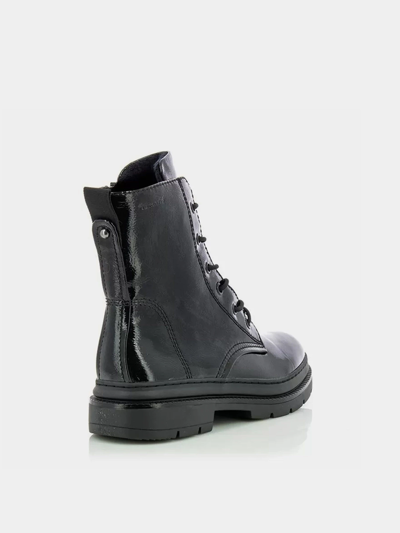 Ботинки и сапоги Tamaris модель 1-1-25210-29 018 BLACK PATENT Ботинки и сапоги Tamaris модель 1-1-25210-29 018 BLACK PATENT Фото