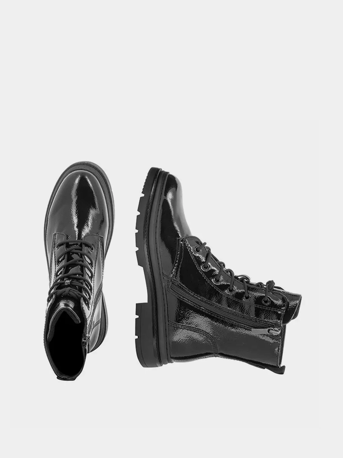 Ботинки и сапоги Tamaris модель 1-1-25210-29 018 BLACK PATENT Ботинки и сапоги Tamaris модель 1-1-25210-29 018 BLACK PATENT Фото