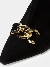 Ботинки и сапоги Tamaris модель 1-1-25308-29 048 BLACK/GOLD Фото