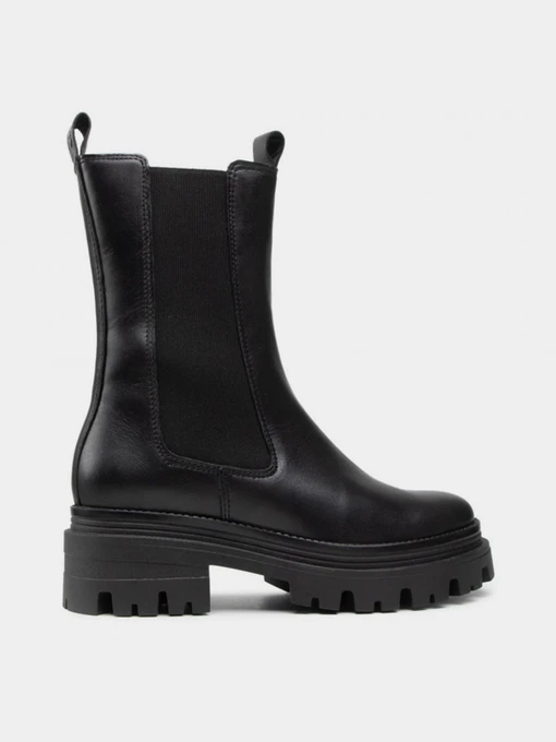 Ботинки и сапоги Tamaris Chelsea модель 1-1-25498-29 003 BLACK LEATHER Фото