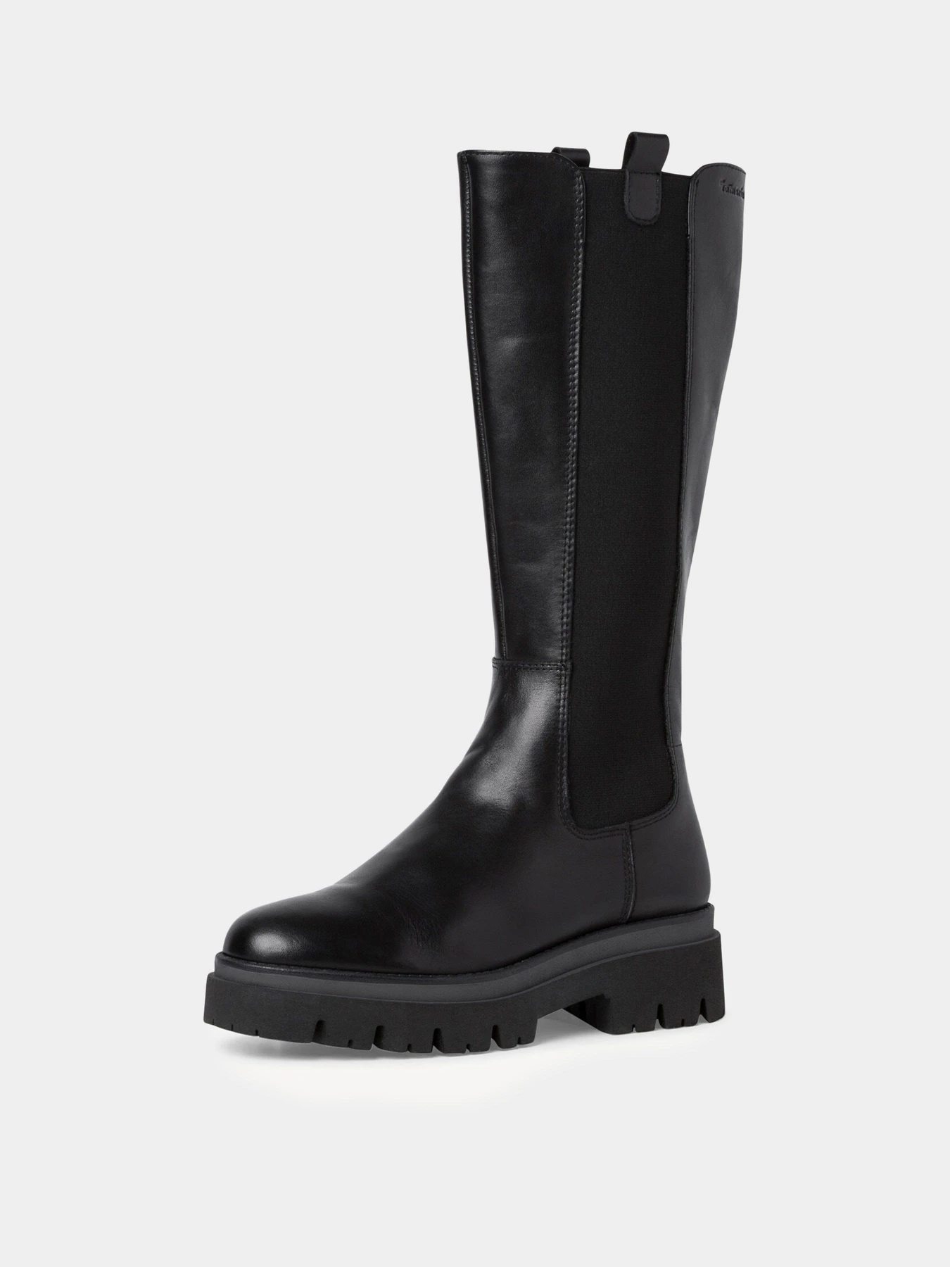 Ботинки и сапоги Tamaris модель 1-1-25632-29 003 BLACK LEATHER Ботинки и сапоги Tamaris модель 1-1-25632-29 003 BLACK LEATHER Фото
