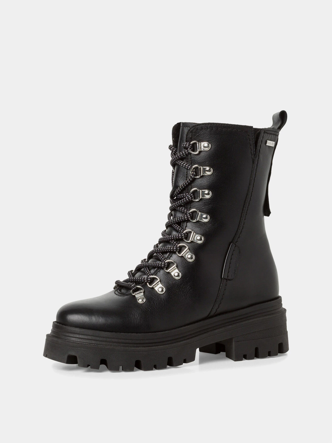Ботинки и сапоги Tamaris модель 1-1-26839-29 003 BLACK LEATHER Ботинки и сапоги Tamaris модель 1-1-26839-29 003 BLACK LEATHER Фото