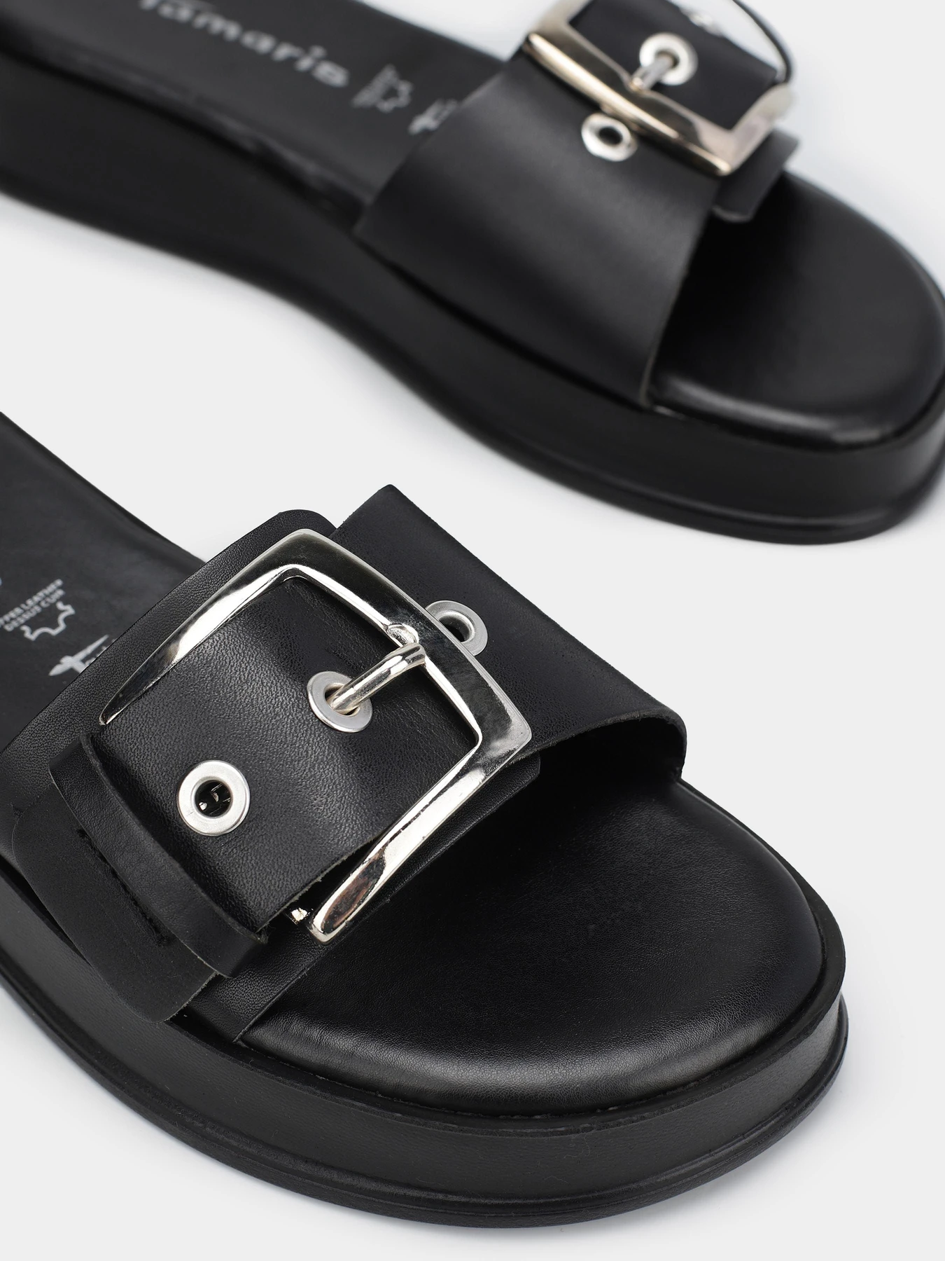 Шльопанці Tamaris модель 1-1-27115-20 001 BLACK Фото