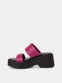 Шлёпанцы Tamaris модель 1-1-27227-20 519 FUXIA/BLACK Фото