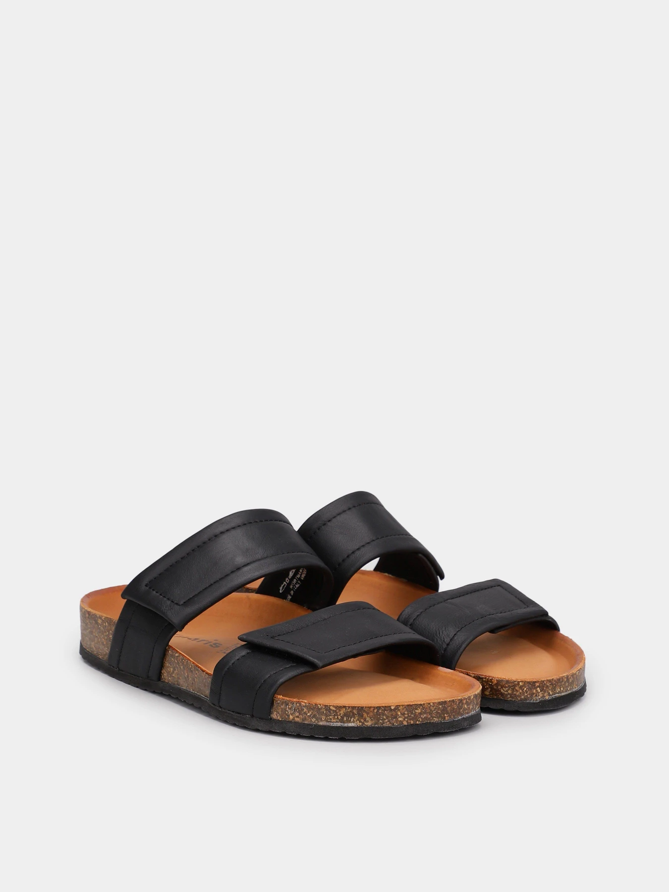 Шлёпанцы Tamaris модель 1-1-27407-20 003 BLACK LEATHER Фото