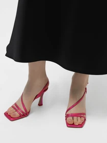 Босоножки Tamaris модель 1-1-28357-20 598 FUXIA METALLIC Фото