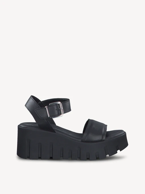Босоножки Tamaris модель 1-1-28712-20 003 BLACK LEATHER Фото