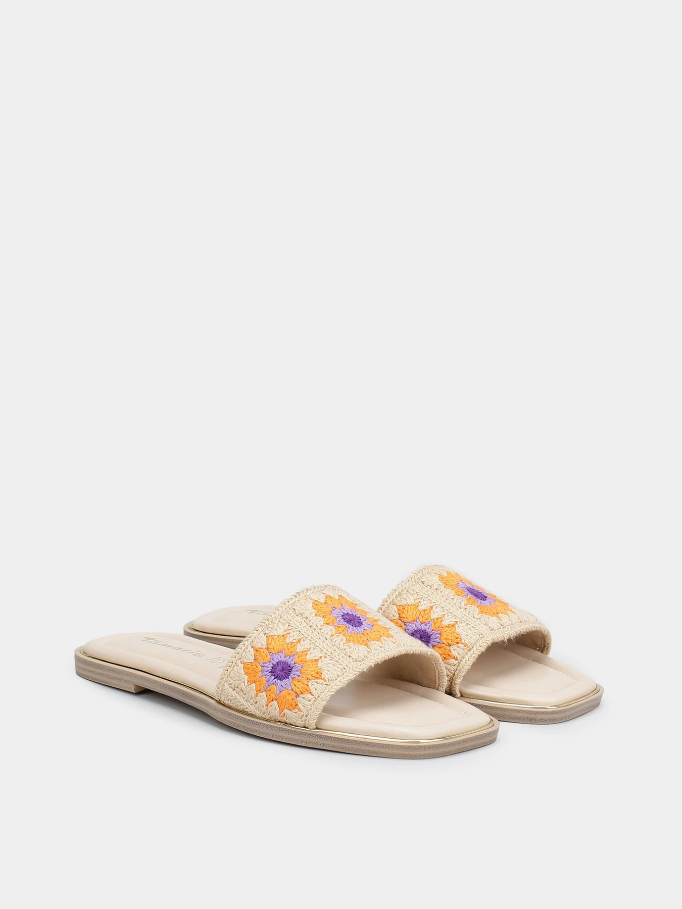 Шлёпанцы Tamaris модель 1-1-27142-30 402 BEIGE COMB Фото