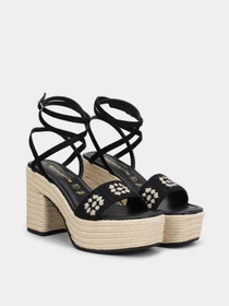 Босоножки Tamaris модель 1-1-28035-30 098 BLACK COMB Фото